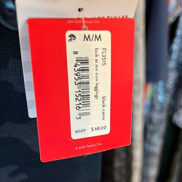 SPANX Dark Camouflage Leggings - Picture 8 of 8